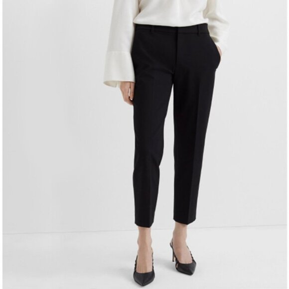 Club Monaco Wool Blend Tapered Ankle Career Trouser - Picture 1 of 10